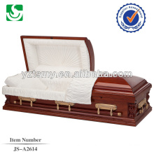 selected natural finish wooden casket dimensions